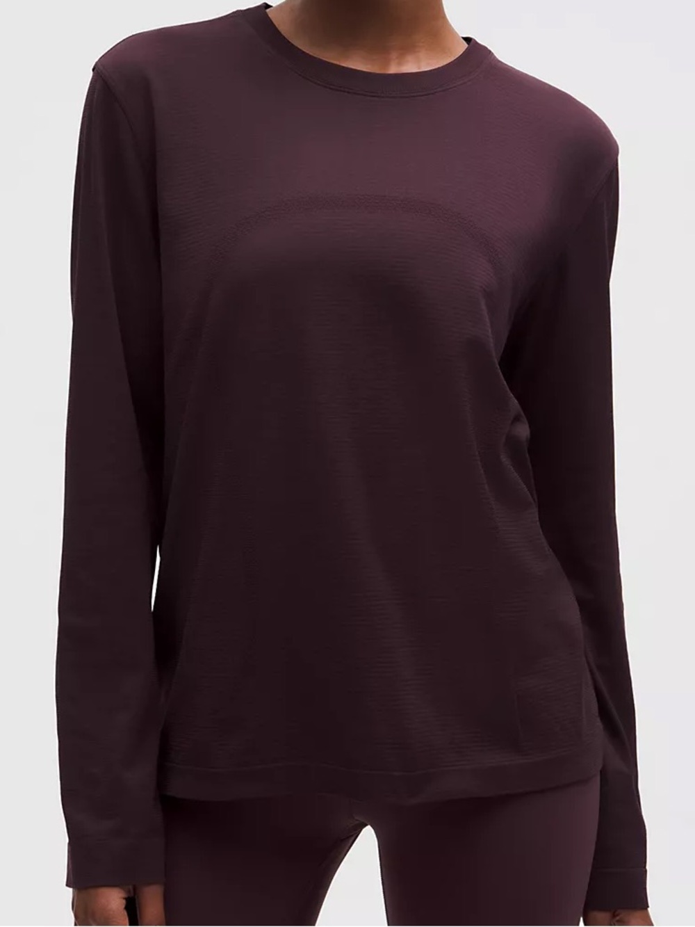 Lululemon swiftly tech long sleeve size 12 burgundy